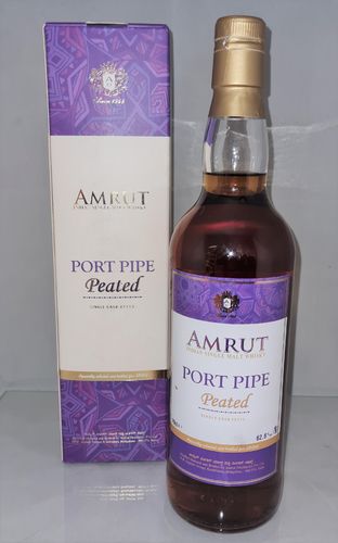 AMRUT PORT PIPE Peated Single Cask # 2713  0,7l 62,8%.