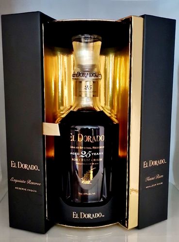 EL DORADO 25 JAHRE Rum aus Guyana 0,7 43%