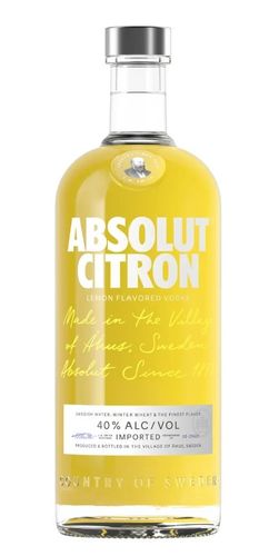 Absolut Vodka Citron 1L 40%