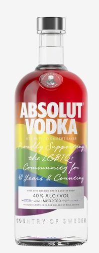 Absolut Vodka Rainbow 1L 40%