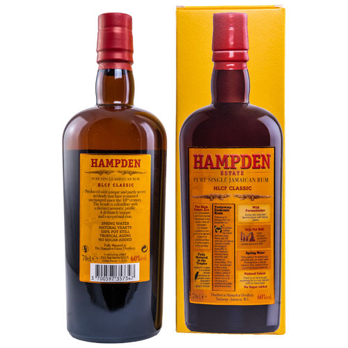 HAMPDEN HLCF Classic - Pure Single Jamaican Rum 0,7l 60,0%