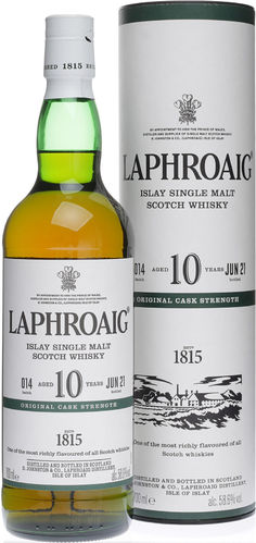 Laphroaig 10 Jahre Original Cask Strength Batch 14 0,7l 58,6%
