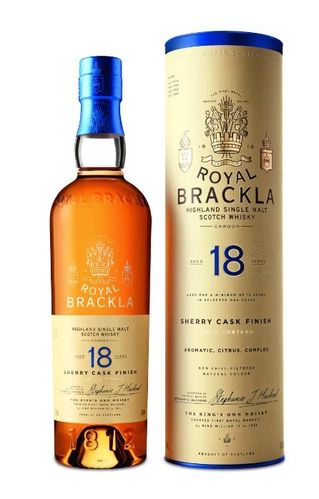 Royal Brackla 18 Jahre Sherry Cask Finish in Geschenkverpackung 0,7l 46%