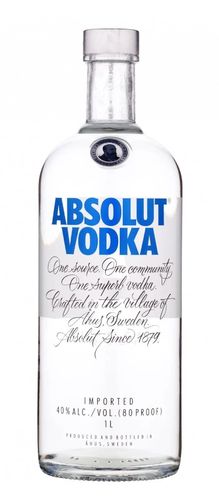 Absolut Vodka Blue 1L 40%