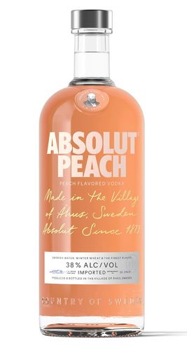 Absolut Vodka Peach 38% 1l