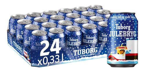 Tuborg Julebryg 5,6% 24 x 0,33l inkl. Pfand