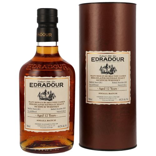 Edradour 12 Jahre 2011/2023 Burgundy Small Batch 48,2% 0,7l
